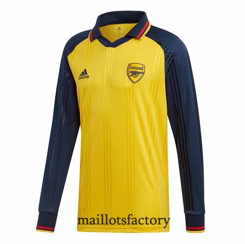 Achat Maillot du Arsenal Jaune Manche Longue 2021/22