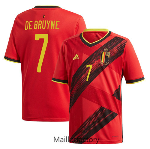 Achat Maillot du Belgique Domicile De Bruyne 2019-21