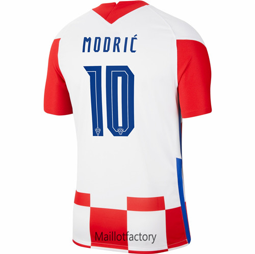 Achat Maillot du Croatie 2020/21 Domicile Modric 10 Euro