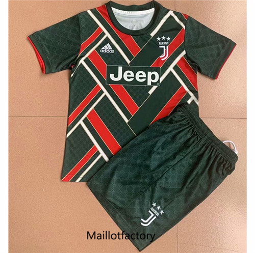 Achat Maillot du Juventus Enfant 2021/22 Vert/Rouge