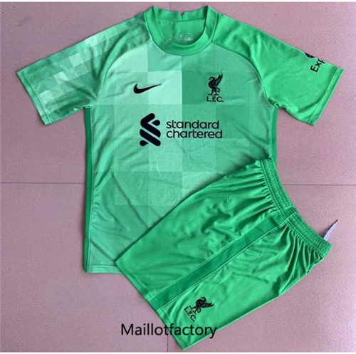 Achat Maillot du Liverpool Enfant 2021/22 Gardien de but Vert