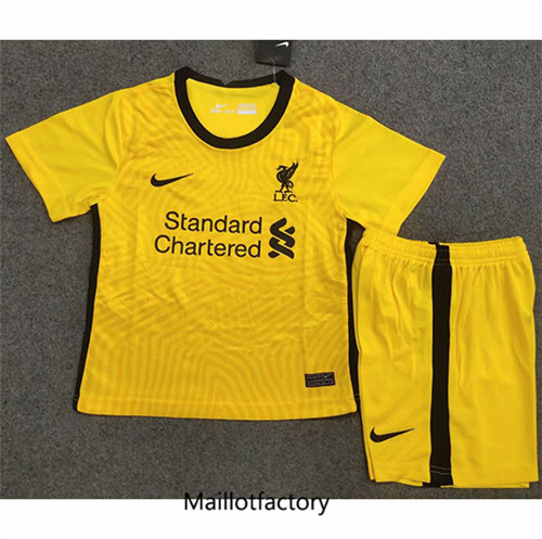 Achat Maillot du Liverpool Enfant 2020/21 Gardien de but Jaune