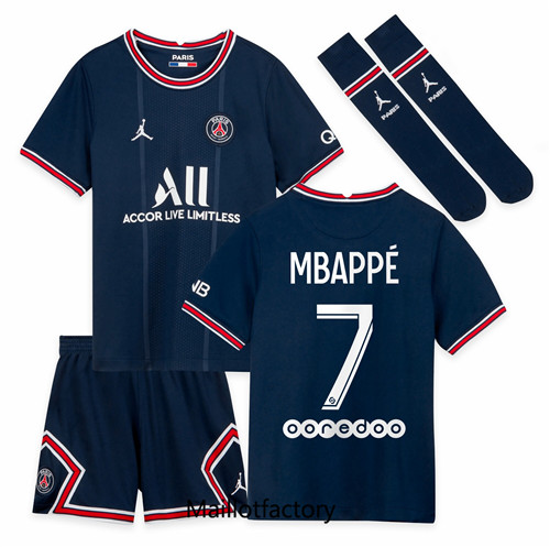 Achat Maillot du PSG Enfant 2021/22 Domicile Mbappé 7