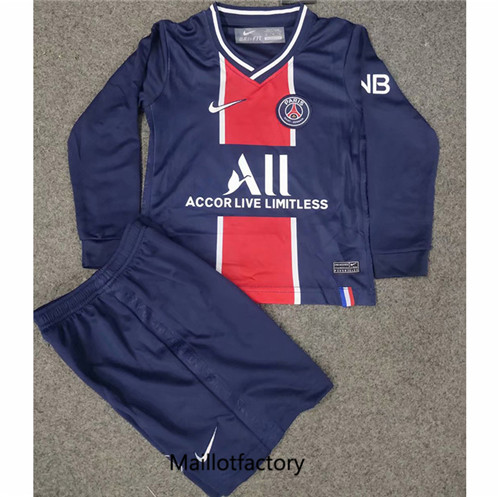 Achat Maillot du PSG Enfant 2020/21 Domicile Manche Longue