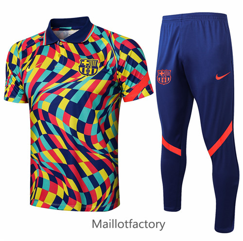 Achat Kit d'entrainement Maillot du Barcelone POLO 2021/22 Couleur