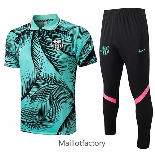 Achat Kit d'entrainement Maillot du Barcelone POLO 2021/22 Vert