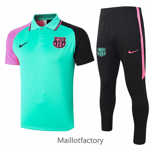 Achat Kit d'entrainement Maillot du Barcelone POLO 2020/21 Vert