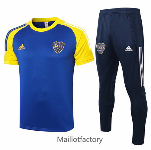 Achat Kit d'entrainement Maillot du Boca Juniors 2020/21 Bleu Marine/Jaune