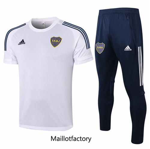 Achat Kit d'entrainement Maillot du Boca Juniors 2020/21 Blanc