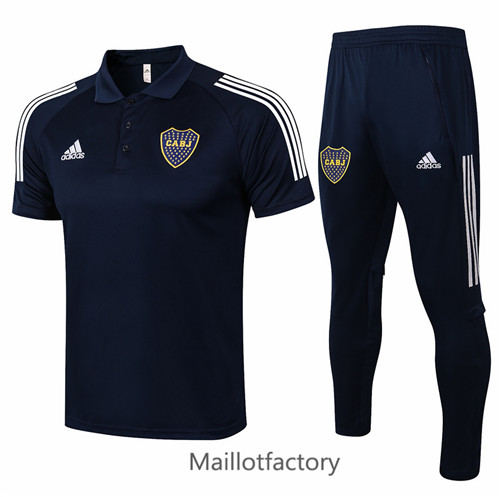 Achat Kit d'entrainement Maillot du Boca Juniors POLO 2021/22 Bleu Marine