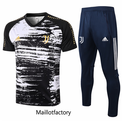 Achat Kit d'entrainement Maillot du Juventus 2020/21 Noir