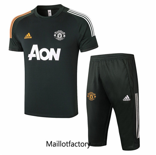 Achat Kit d'entrainement Maillot du Manchester United 2020/21 Armée verte