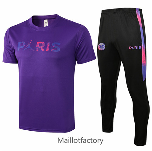 Achat Kit d'entrainement Maillot du Jordan PSG 2021/22 Violet Paris