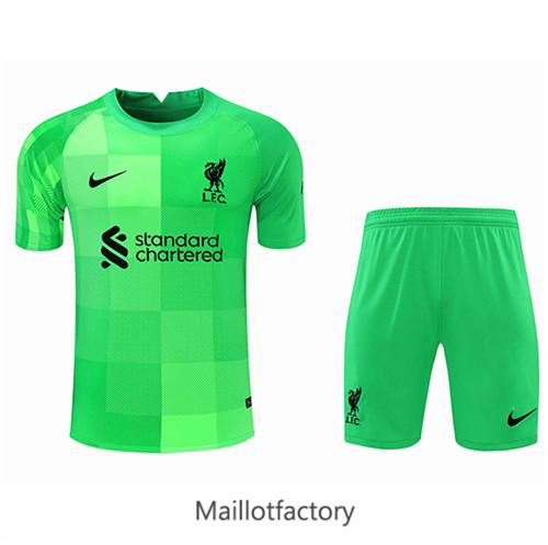 Achat Maillot du Liverpool 2021/22 Gardien de but + Short Vert