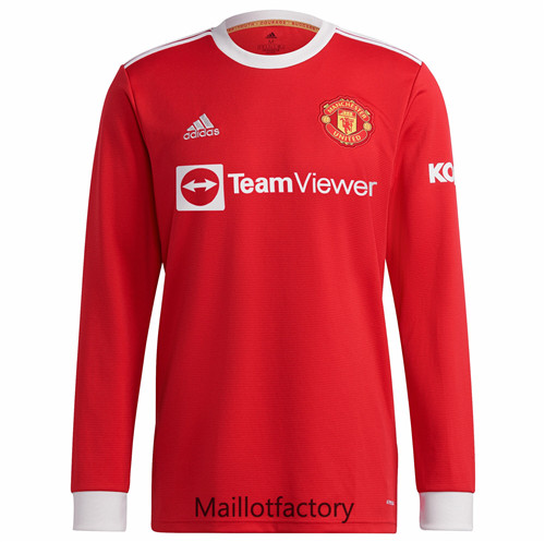 Achat Maillot du Manchester United 2021/22 Domicile Manche Longue