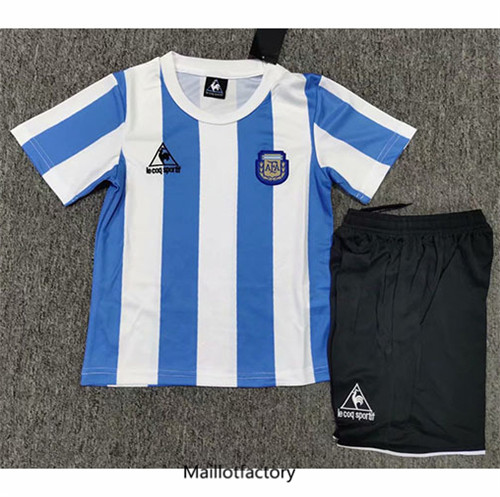 Achat Maillot du Retro Argentine Enfant 1986 Domicile