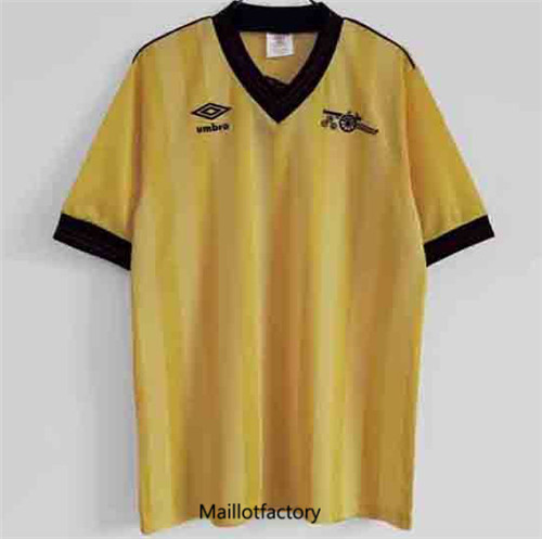 Achat Maillot du Retro Arsenal 1984-86 Exterieur Jaune