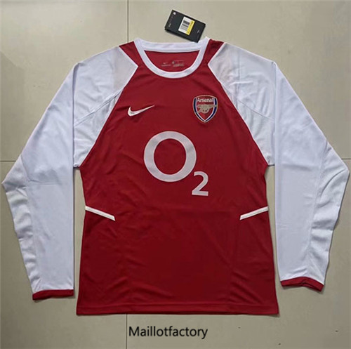 Achat Maillot du Retro Arsenal 2002-03 Domicile Manche Longue