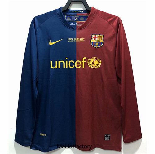 Achat Maillot du Retro Barcelone 2008-09 Domicile Manche Longue