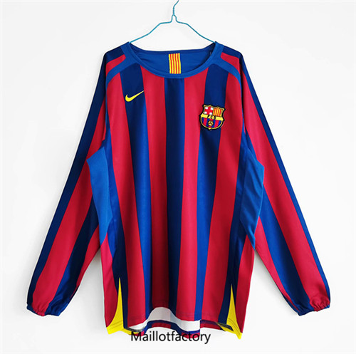 Achat Maillot du Retro Barcelone 2005-06 Domicile Manche Longue