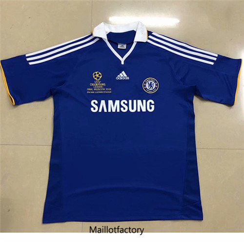 Achat Maillot du Retro Chelsea 2007-08 Domicile champions League