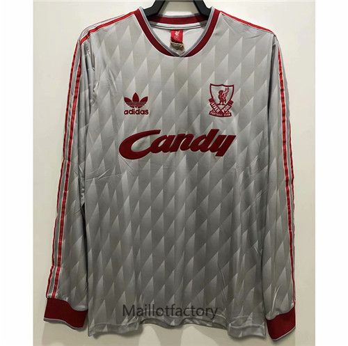 Achat Maillot du Retro Liverpool 1989-91 Exterieur Manche Longue