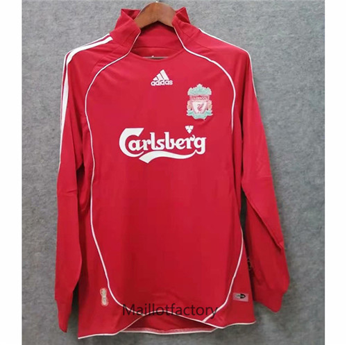 Achat Maillot du Retro Liverpool 2006-08 Domicile Manche Longue