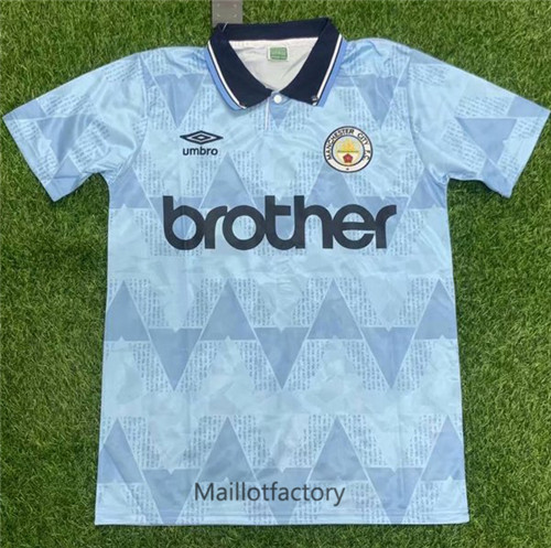 Achat Maillot du Retro Manchester City 1989 Domicile