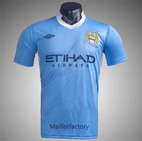 Achat Maillot du Retro Manchester City 2011-12 Domicile