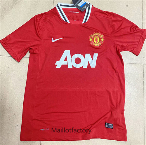 Achat Maillot du Retro Manchester United 2011-12 Domicile