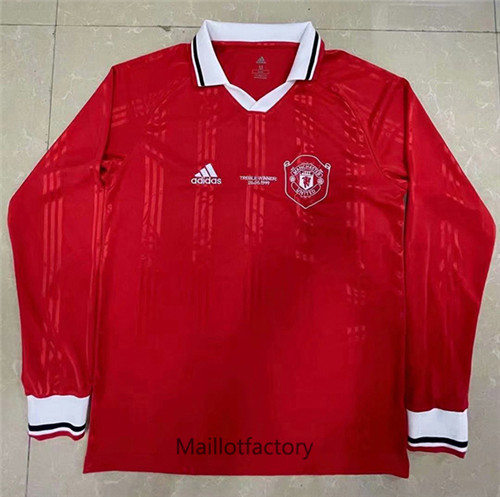 Achat Maillot du Retro Manchester United Manche Longue