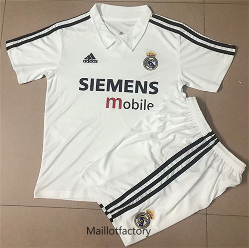 Achat Maillot du Retro Real Madrid Enfant 2002-03 Domicile