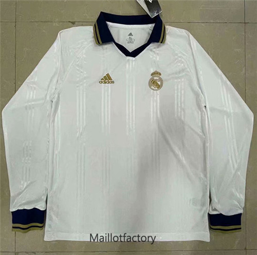 Achat Maillot du Retro Real Madrid Manche Longue training