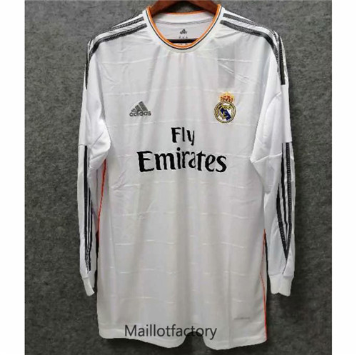 Achat Maillot du Retro Real Madrid 2013-14 Domicile Manche Longue