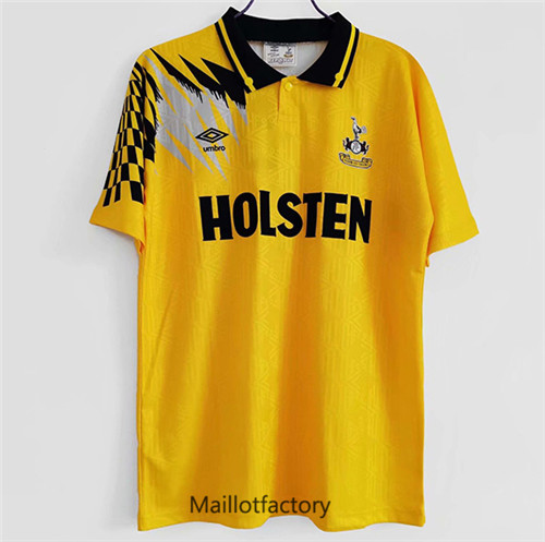 Achat Maillot du Retro Tottenham Hotspur 1992 Jaune