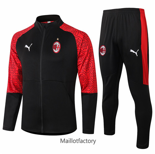 Achat Veste Survetement du foot AC Milan 2020/21 Noir