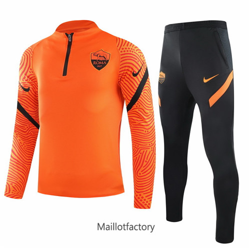 Achat Survetement du foot AS Rome 2021/22 Orange