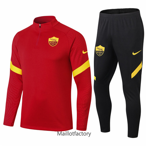 Achat Survetement du foot AS Rome 2021/22 Rouge