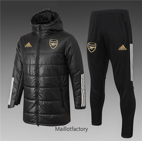 Achat Doudoune de foot Arsenal 2020/21 Noir