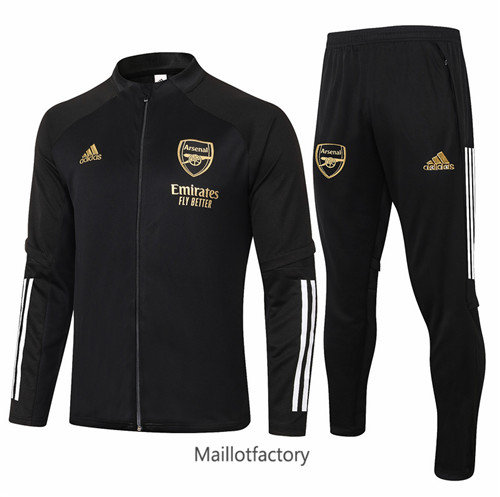 Achat Veste Survetement du foot Arsenal 2020/21 Noir