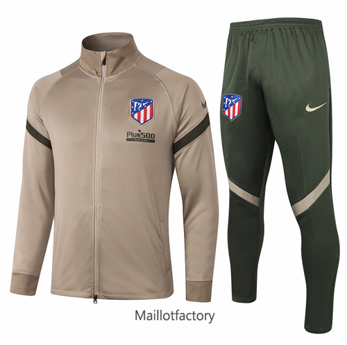 Achat Veste Survetement du foot Atletico Madrid 2020/21 Kaki