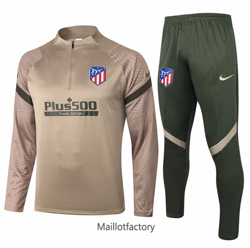 Achat Survetement du foot Atletico Madrid 2020/21 Kaki