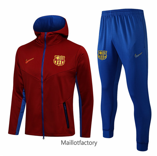 Achat Veste Survetement du foot Barcelone 2021/22 à Capuche Bordeaux