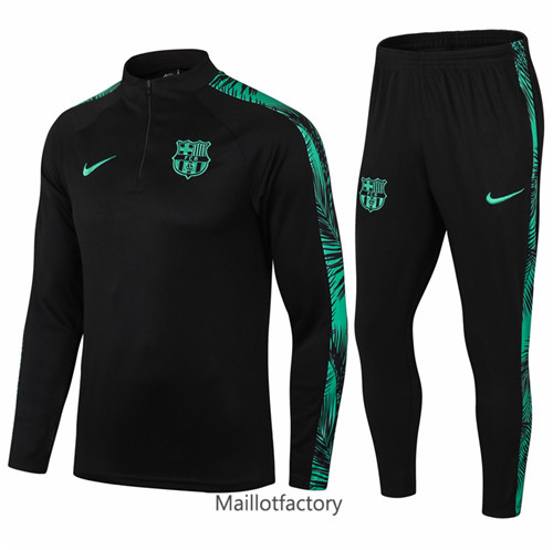 Achat Survetement du foot Barcelone 2021/22 Noir/Vert