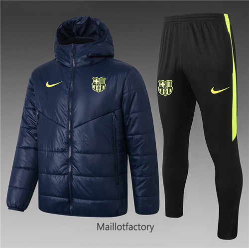 Achat Doudoune de foot Barcelone 2020/21 Bleu Marine