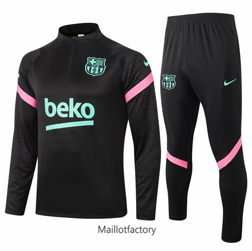 Achat Survetement du foot Barcelone 2020/21 Noir