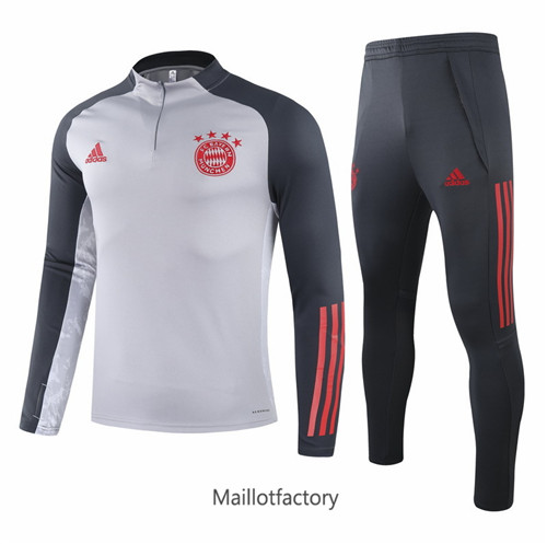 Achat Survetement du foot Bayern Munich 2021/22 Champions League Gris