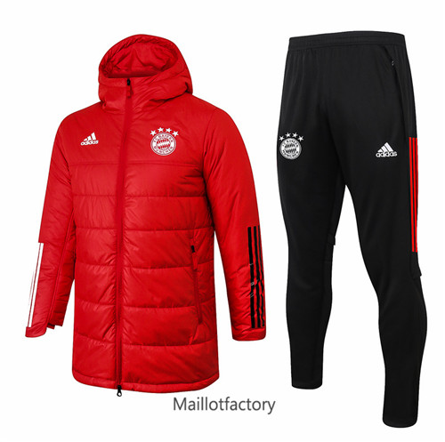 Achat Doudoune de foot Bayern Munich 2020/21 Rouge