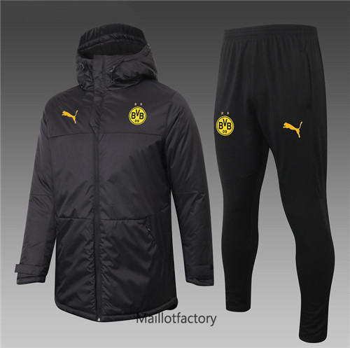 Achat Doudoune de foot Borussia Dortmund 2020/21 Noir