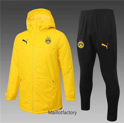 Achat Doudoune de foot Borussia Dortmund 2020/21 Jaune